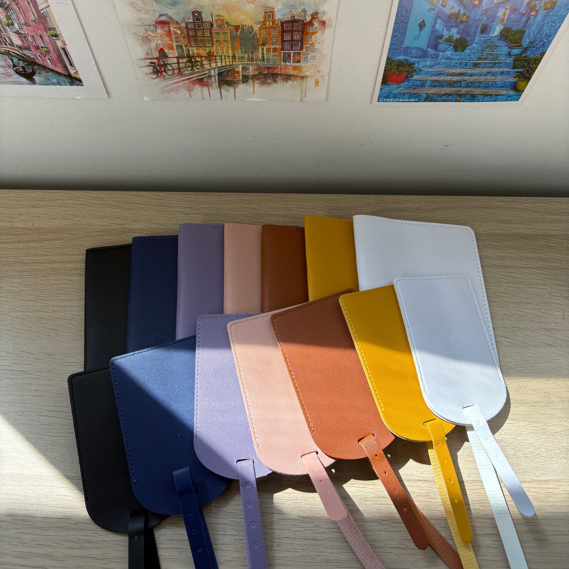 Protège passeport et étiquette bagage personnalisés